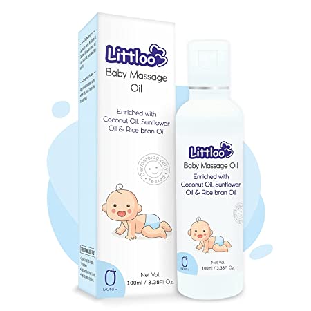 Littloo Littloo Littloo Baby Massage Oil 200Ml Littloo Littloo Littloo Baby Massage Oil 200Ml